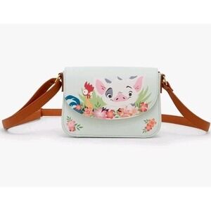 Loungefly Disney Moana Pua and Hei Hei Crossbody Bag New
